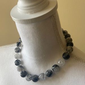 Simon sebbag beaded quartz necklace